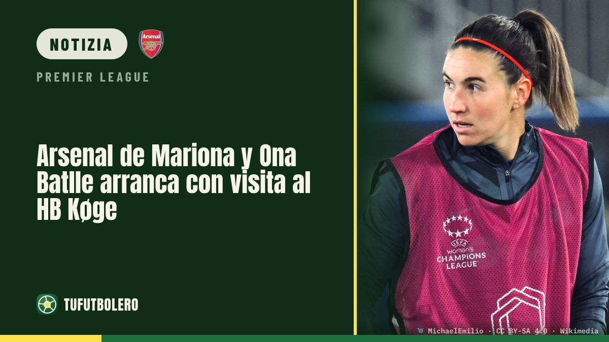 Arsenal di Mariona e Ona parte in Champions League contro HB Køge