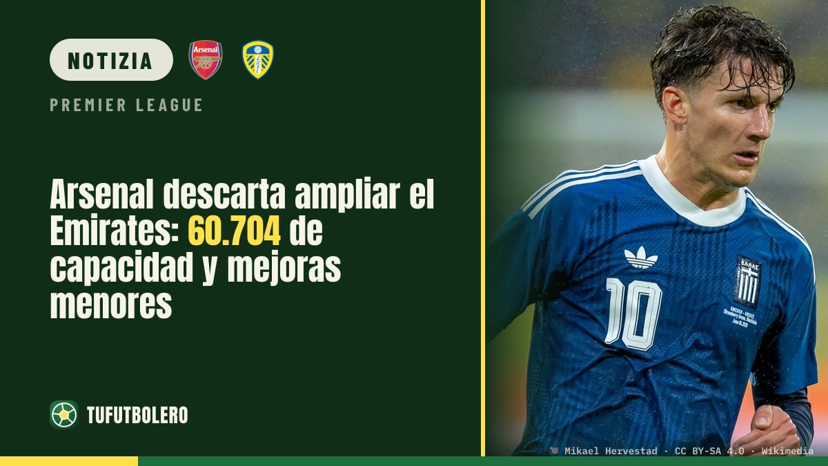 Arsenal accantona l’ampliamento dell’Emirates: resta a 60.704