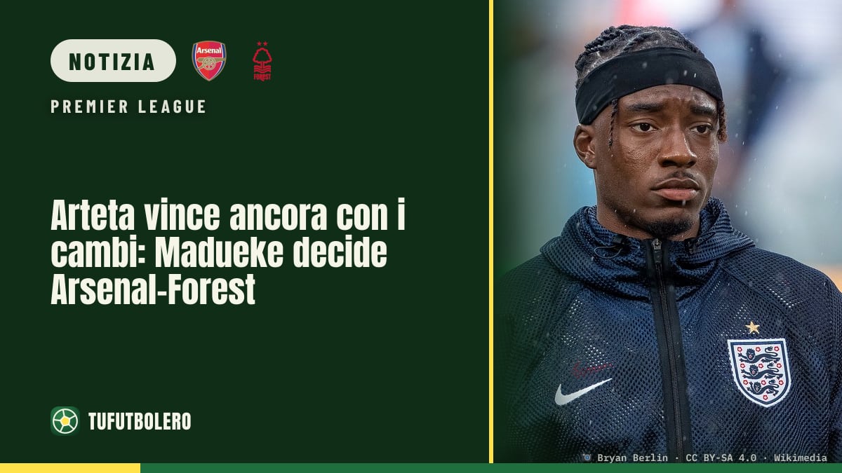 Arteta vince ancora con i cambi: Madueke decide Arsenal-Forest