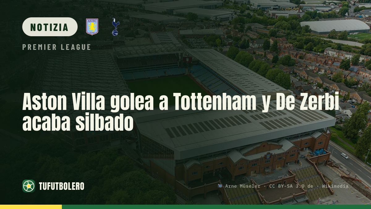 Aston Villa batte il Tottenham: De Zerbi fischiato nel finale