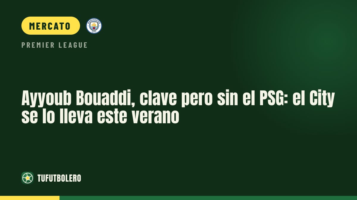 Ayyoub Bouaddi al City: PSG non si muove, estate con cifra record
