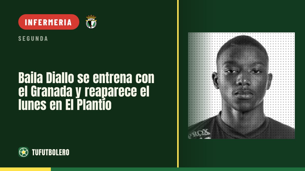 Baila Diallo torna ad allenarsi con il Granada: possibile rientro lunedì a El Plantío