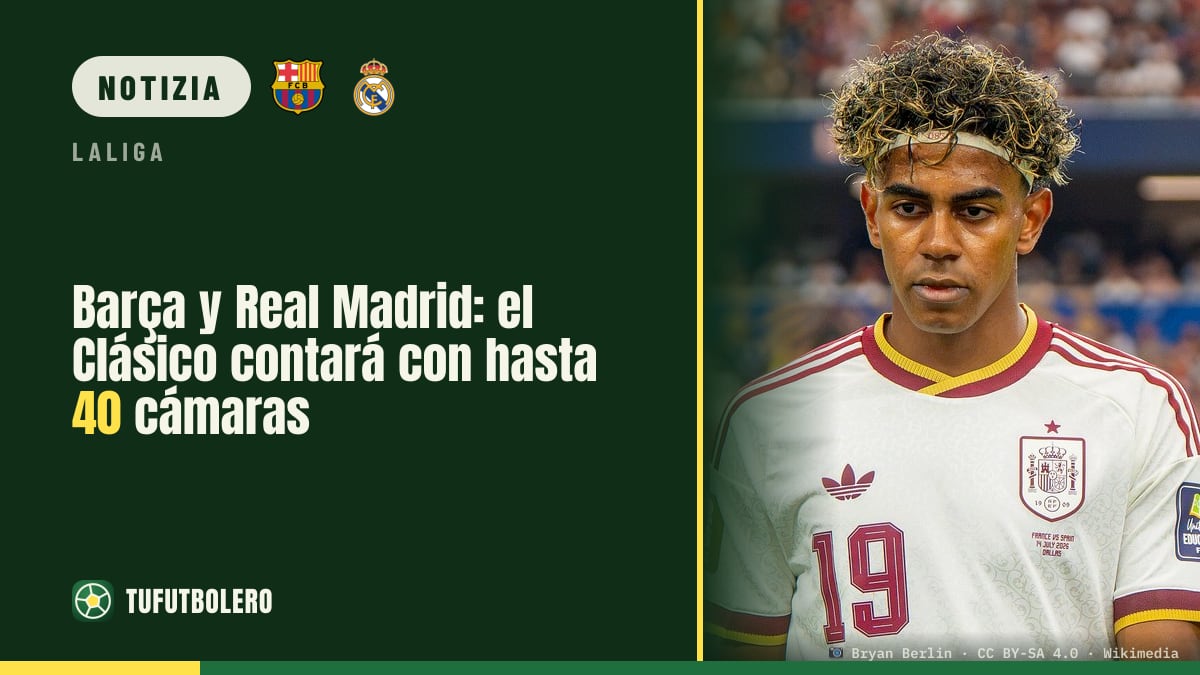 Barcellona-Real Madrid: il Clásico con fino a 40 telecamere