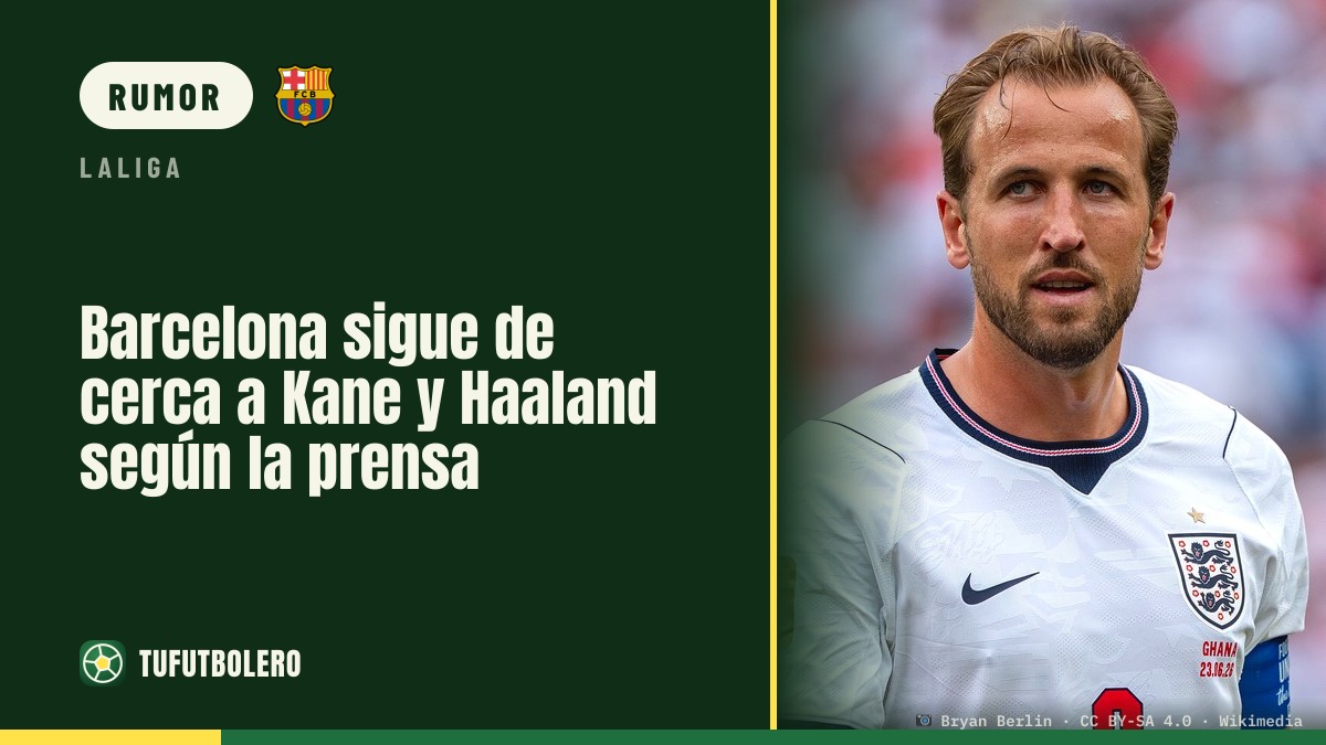 Barcellona segue Kane e Haaland, stando alla BBC Sport