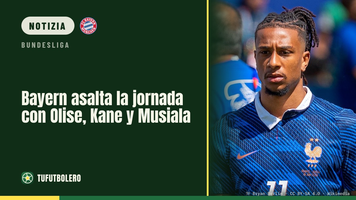 Il Bayern travolge con Olise, Kane e Musiala