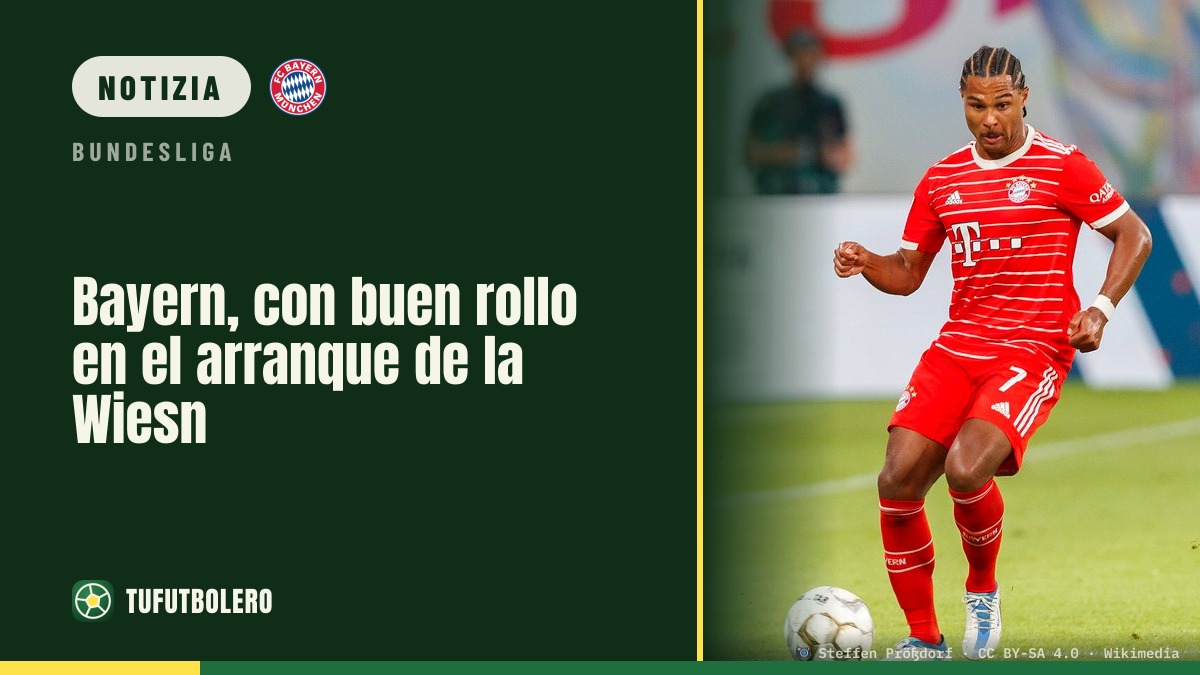 Bayern in ottimo mood al kickoff della Wiesn
