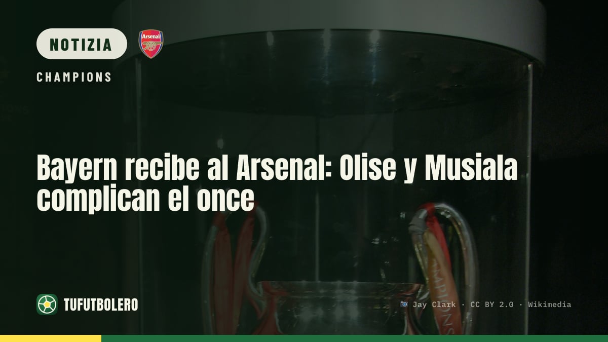 Bayern-Arsenal a Monaco: Olise squalificato e Musiala ko