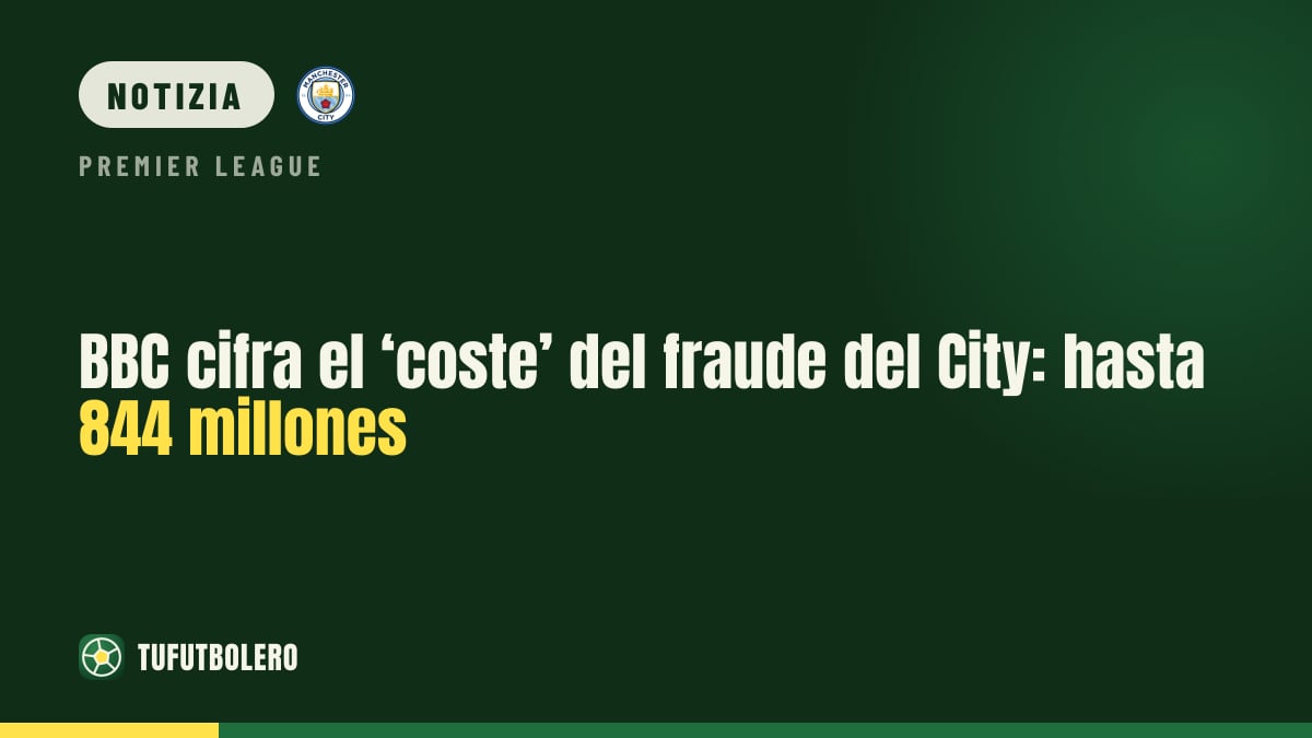 BBC quantifica il ‘costo’ della violazione del City: fino a 844 milioni