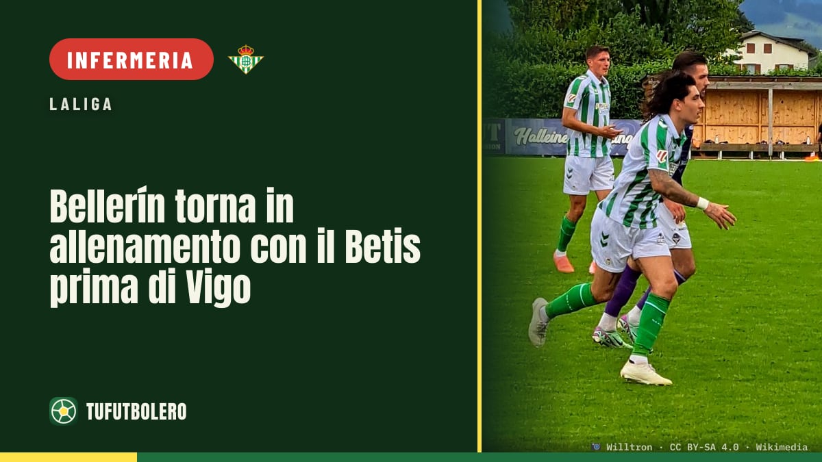 Bellerín torna in allenamento con il Betis prima di Vigo