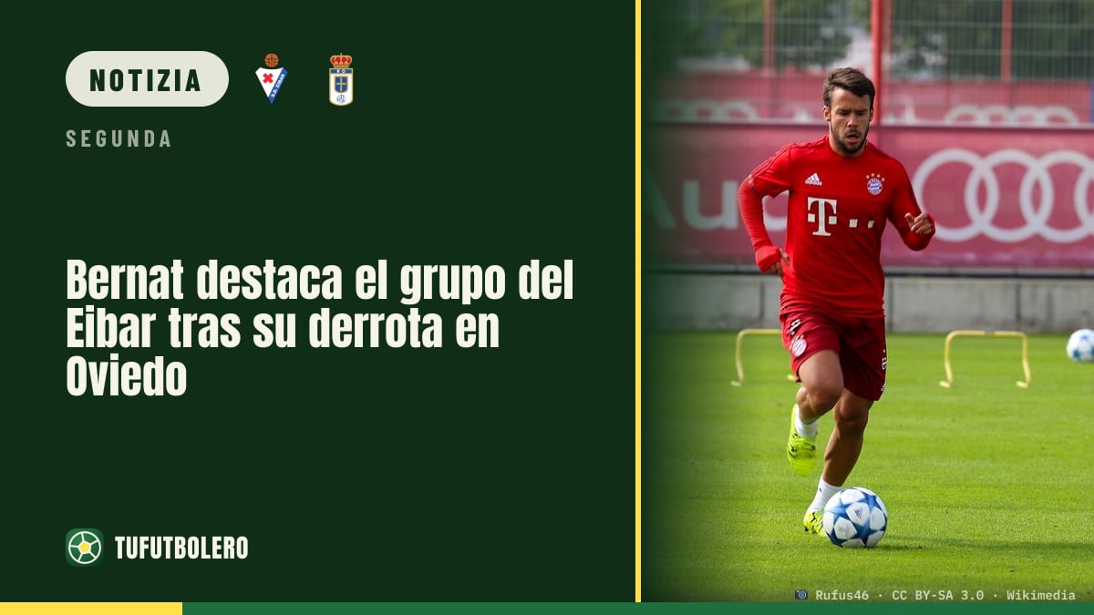 Juan Bernat esalta il gruppo dell’Eibar dopo la sconfitta a Oviedo