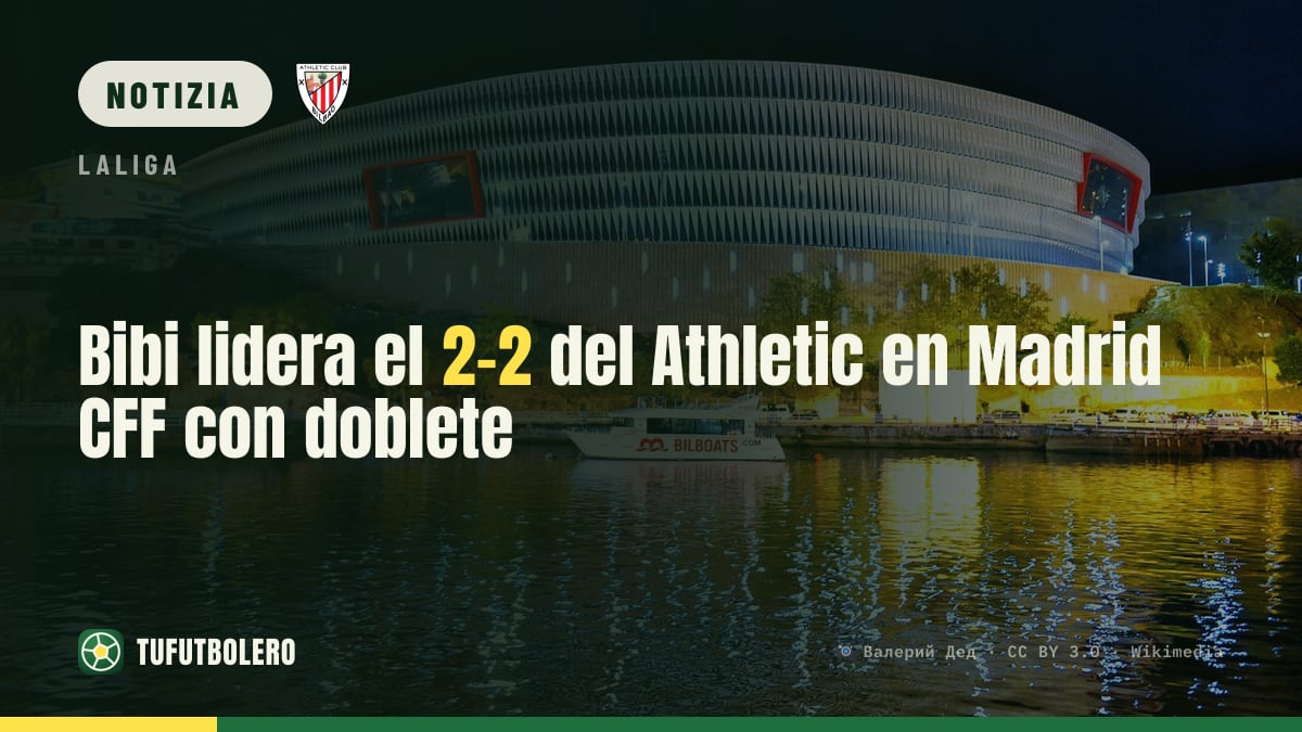 Doppietta di Bibi: Athletic salva il 2-2 sul Madrid CFF
