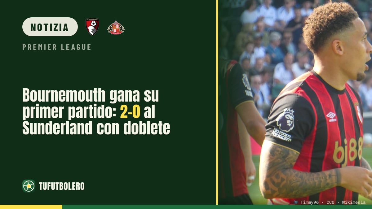 Bournemouth, prima vittoria di Premier: 2-0 al Sunderland con due gol