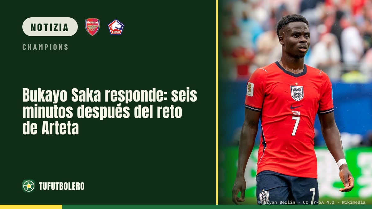 Bukayo Saka risponde: gol sei minuti dopo il richiamo di Arteta