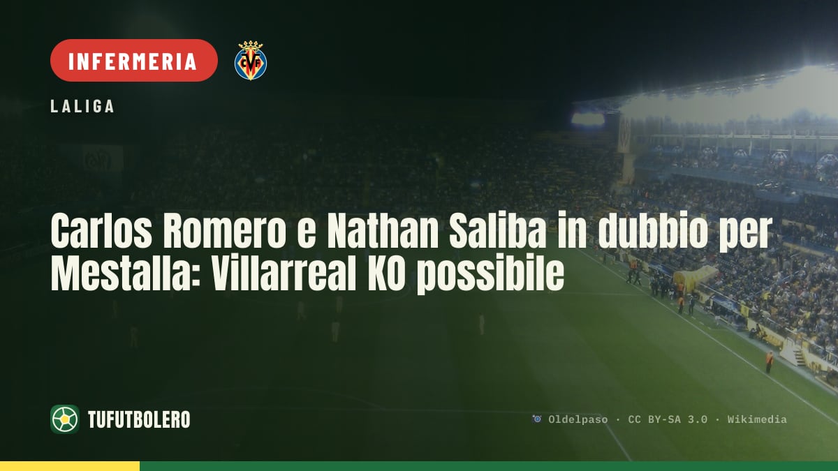 Carlos Romero e Nathan Saliba in dubbio per Mestalla: Villarreal KO possibile