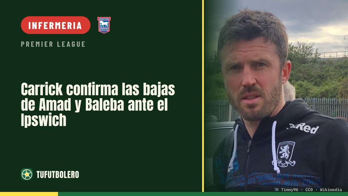 Carrick conferma: Amad e Baleba out contro l’Ipswich