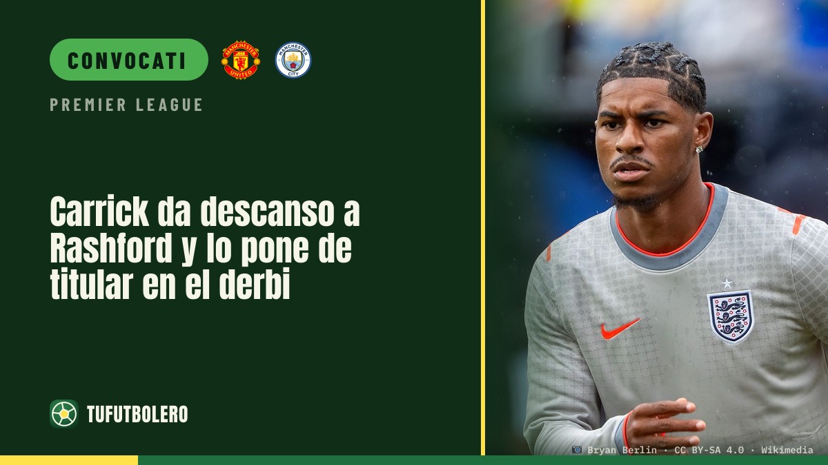 Carrick lascia a riposo Rashford, poi lo schiera nel derby di Manchester