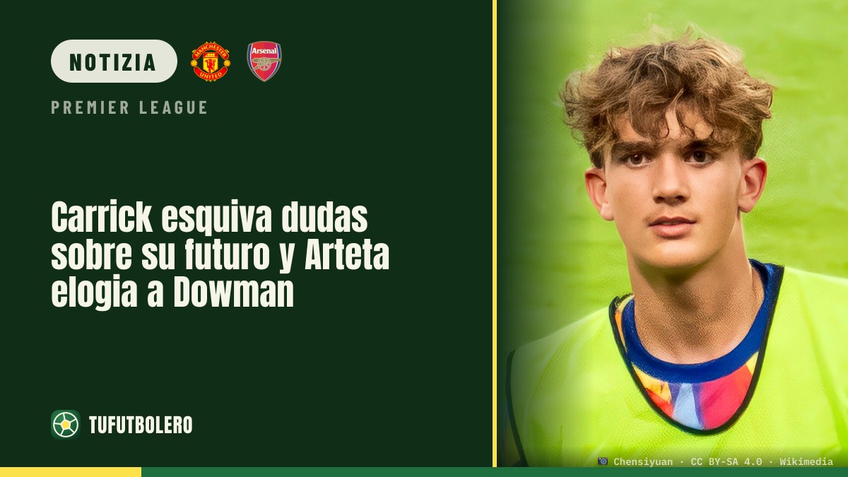 Carrick mette a tacere le voci sul futuro, Arteta esalta Dowman