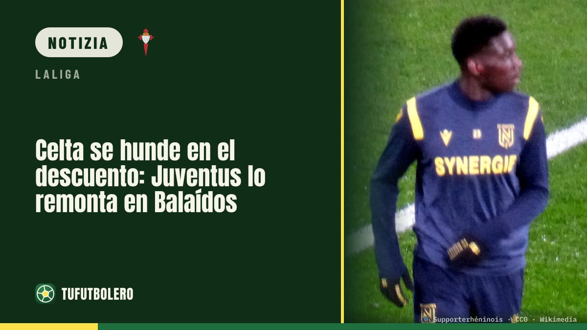Celta ko nel recupero: la Juventus ribalta a Balaídos