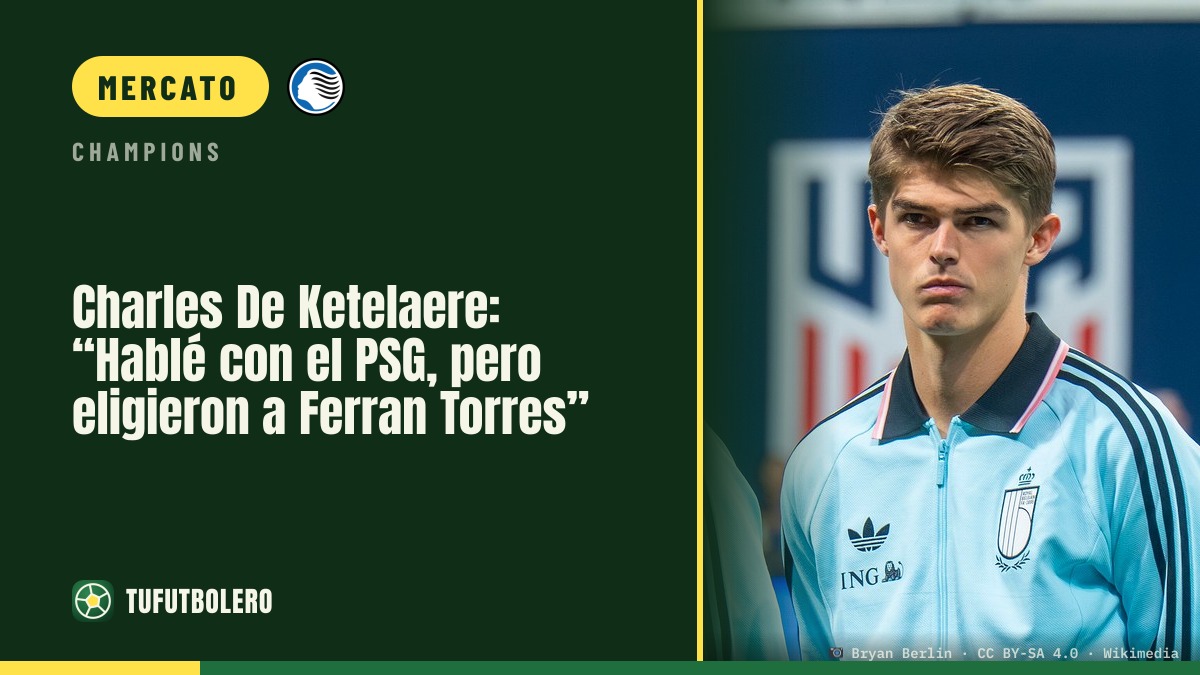 Charles De Ketelaere: “Ho parlato col PSG, ma hanno scelto Ferran Torres”