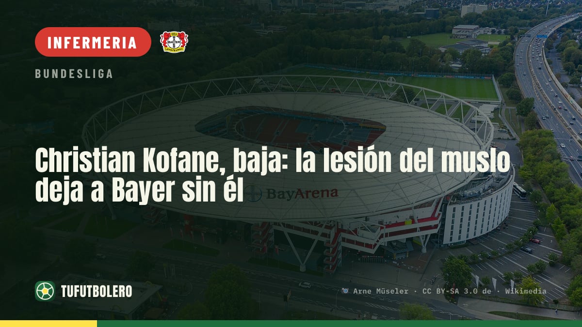Christian Kofane out per settimane: lesione alla coscia per il Bayer