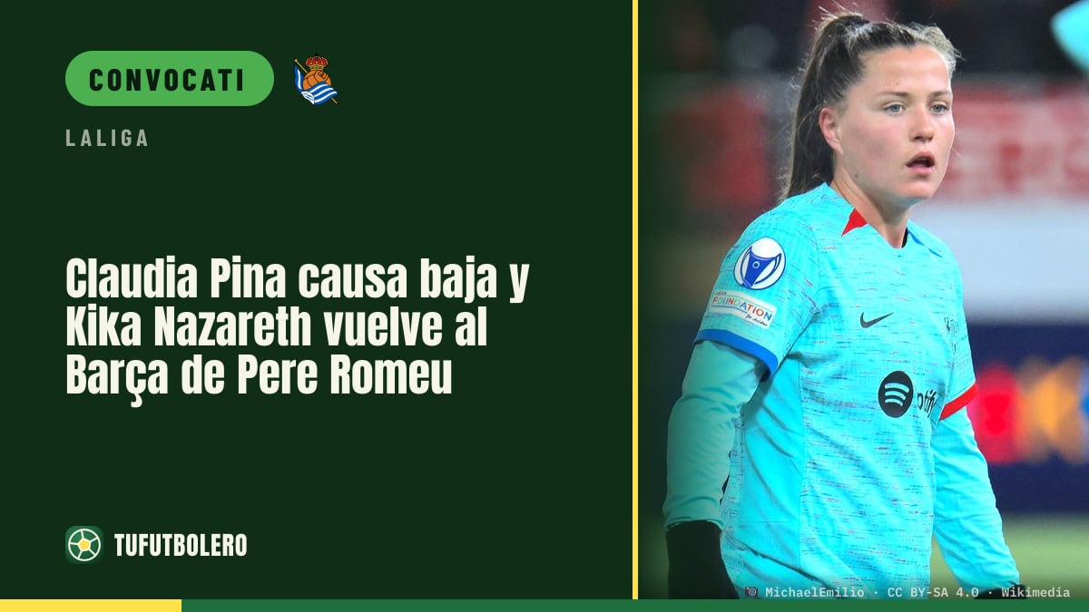 Claudia Pina out e Kika Nazareth rientra: il Barça di Pere Romeu a San Sebastián