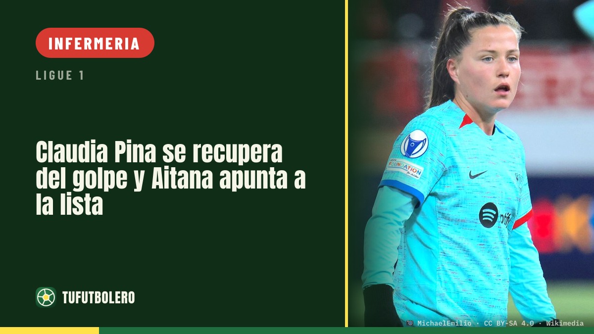 Claudia Pina torna dopo un colpo al ginocchio, Aitana punta la lista
