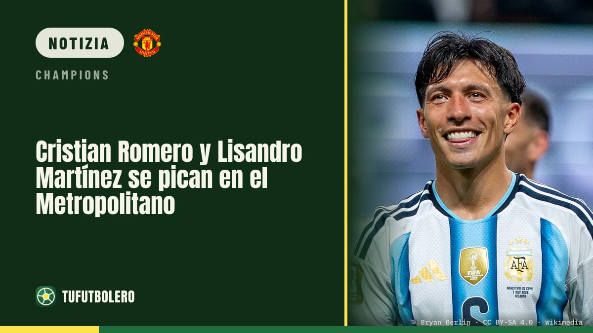 Cristian Romero e Lisandro Martínez si pungono al Metropolitano