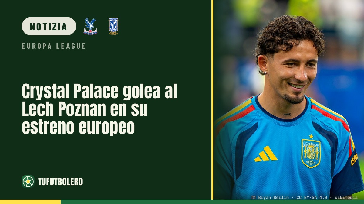 Crystal Palace travolge il Lech Poznan al debutto in Europa League
