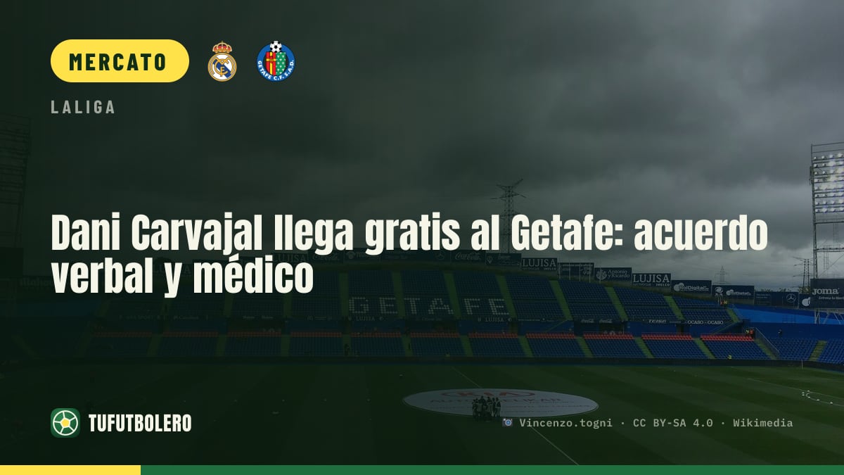Dani Carvajal al Getafe a parametro zero: accordo verbale e visite mediche