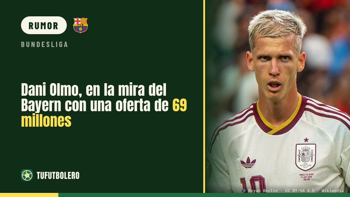 Il Bayern punta Dani Olmo: pronta un’offerta da 69 milioni di sterline