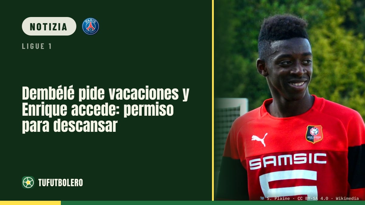 Dembélé chiede ferie e Enrique concede il permesso di vacanza