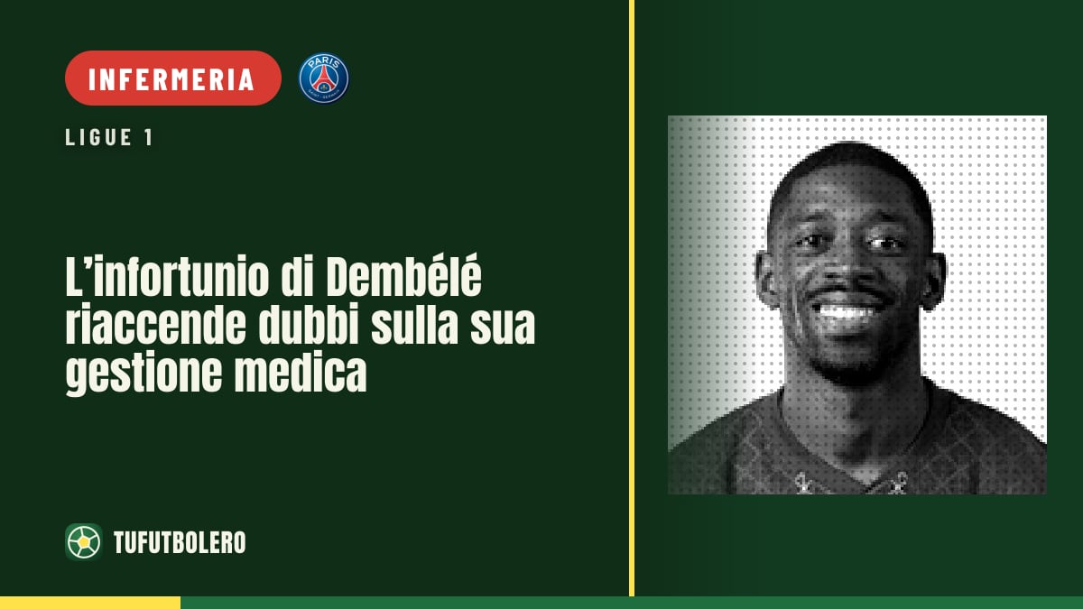 L’infortunio di Dembélé riaccende dubbi sulla sua gestione medica