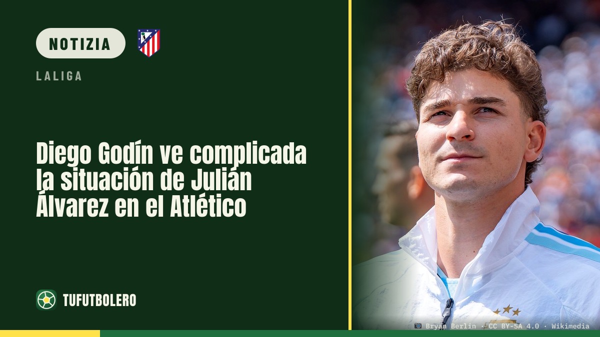 Diego Godín: la situazione di Julián Álvarez all’Atleti è difficile