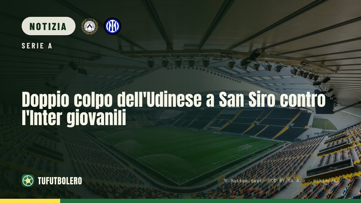 Doppio colpo dell'Udinese a San Siro contro l'Inter giovanili