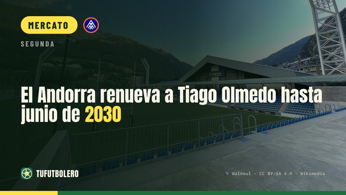 Andorra rinnova Tiago Olmedo fino a giugno 2030