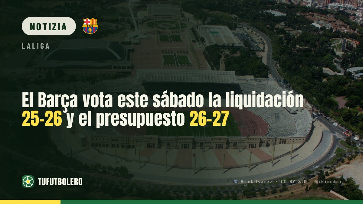 Il Barça vota sabato liquidazione 25-26 e budget 26-27