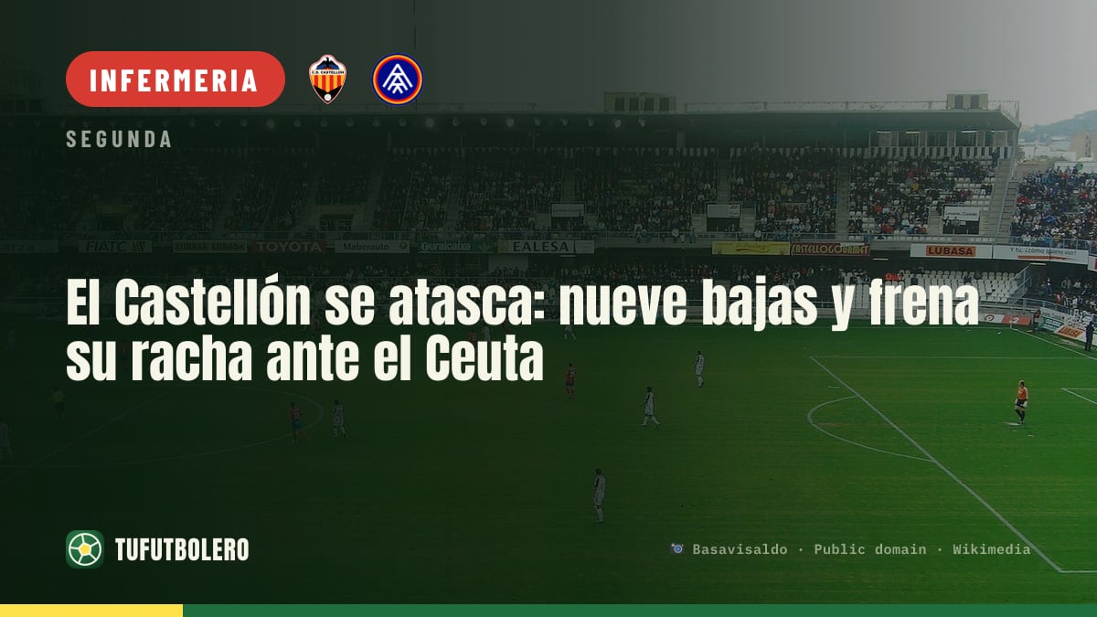 Castellón si bloccano: nove assenze e frenata contro il Ceuta