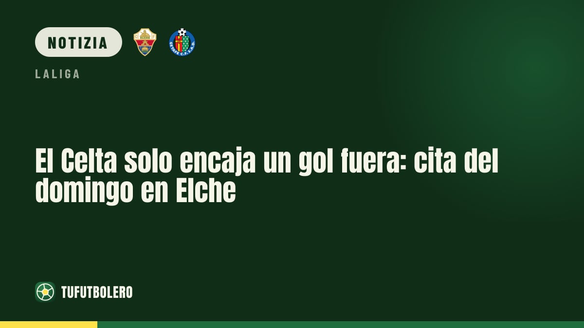 Celta Vigo: solo 1 gol subito fuori e domenica a Elche