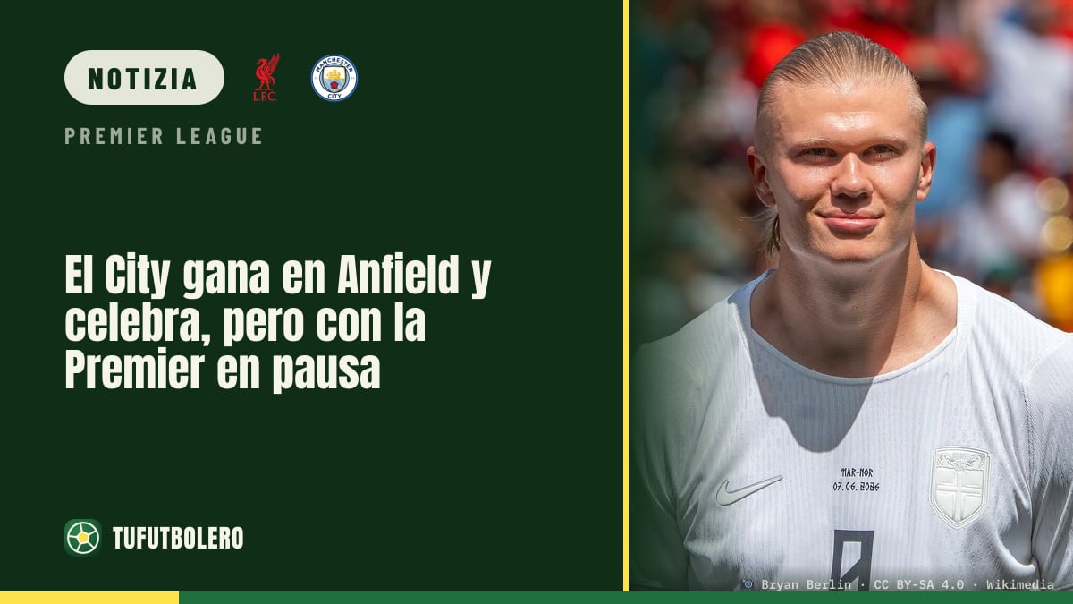 Il City travolge il Liverpool ad Anfield 3-0, ma la Premier è sospesa