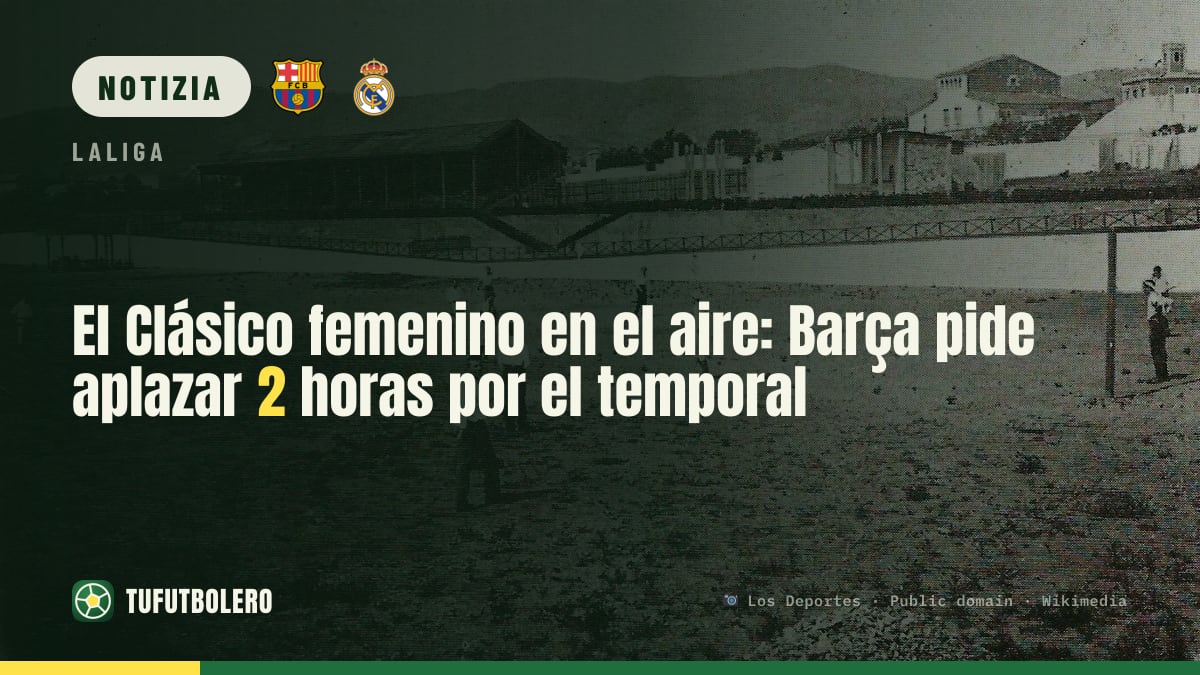 Clásico femminile in dubbio: il Barça chiede di spostarlo di 2 ore per il maltempo