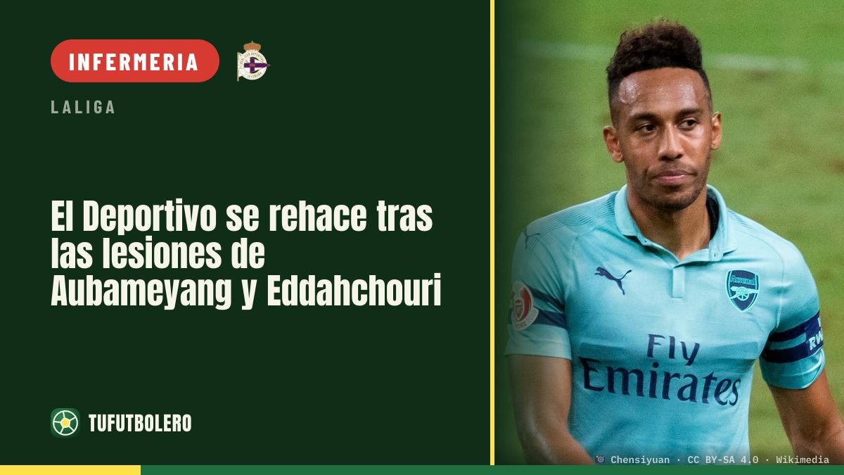 Deportivo in riassetto dopo gli infortuni di Aubameyang e Eddahchouri