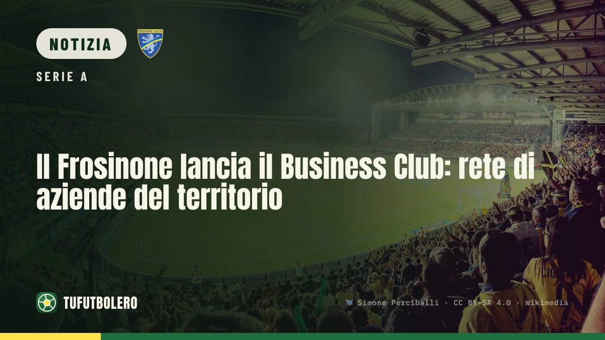 Il Frosinone lancia il Business Club: rete di aziende del territorio
