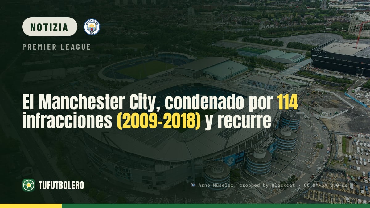 Il Manchester City condannato per 114 violazioni (2009-2018) e fa ricorso