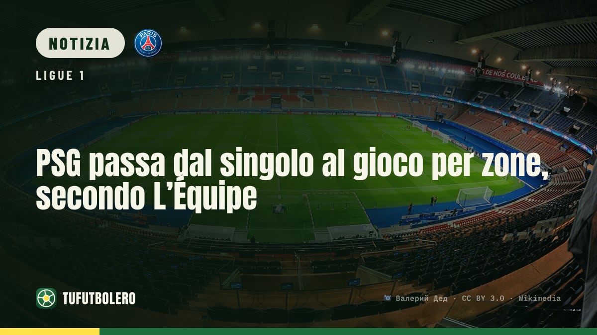 PSG passa dal singolo al gioco per zone, secondo L’Équipe
