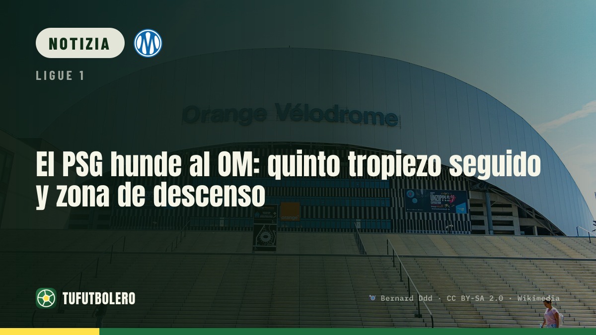 PSG travolge l’OM: quinta sconfitta di fila e zona retrocessione