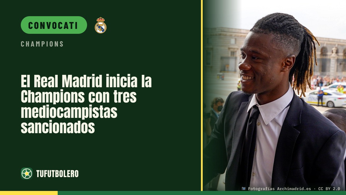 Real Madrid, tre centrocampisti squalificati per l’inizio di Champions