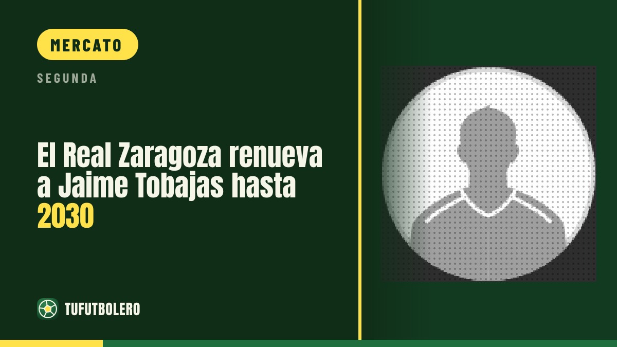 Real Zaragoza rinnova Jaime Tobajas fino al 2030