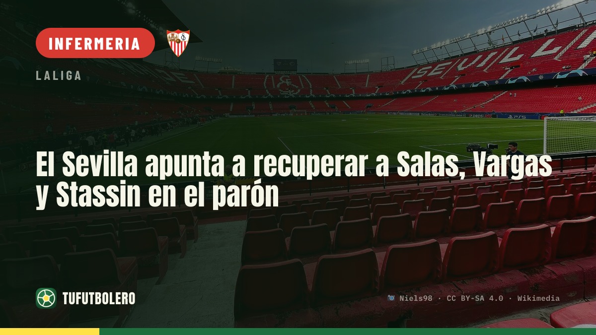Il Siviglia mira a recuperare Salas, Vargas e Stassin nella sosta