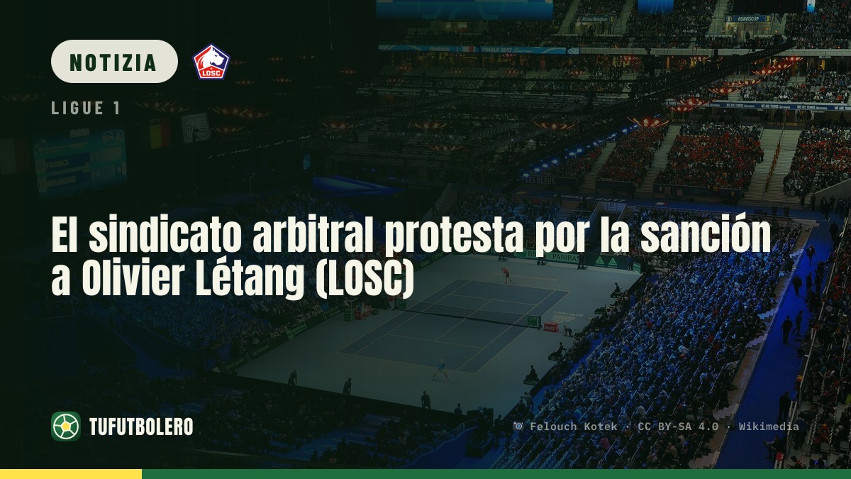 Sindacato arbitri contro la sanzione a Olivier Létang (LOSC)