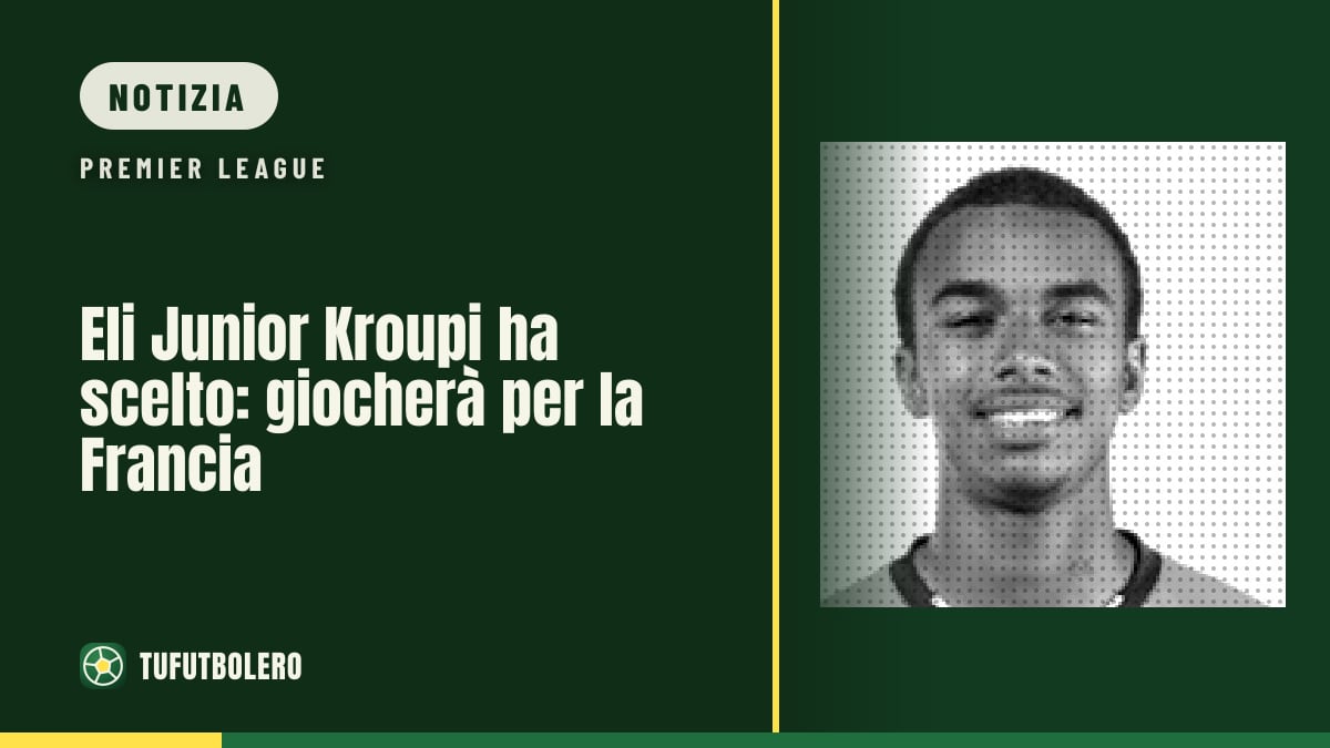 Eli Junior Kroupi ha scelto: giocherà per la Francia